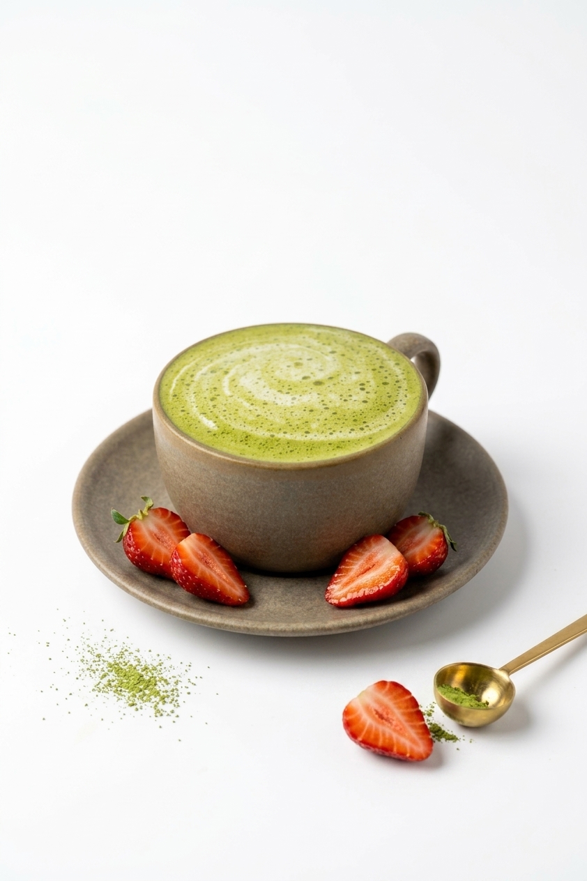 Strawberry Matcha Latte