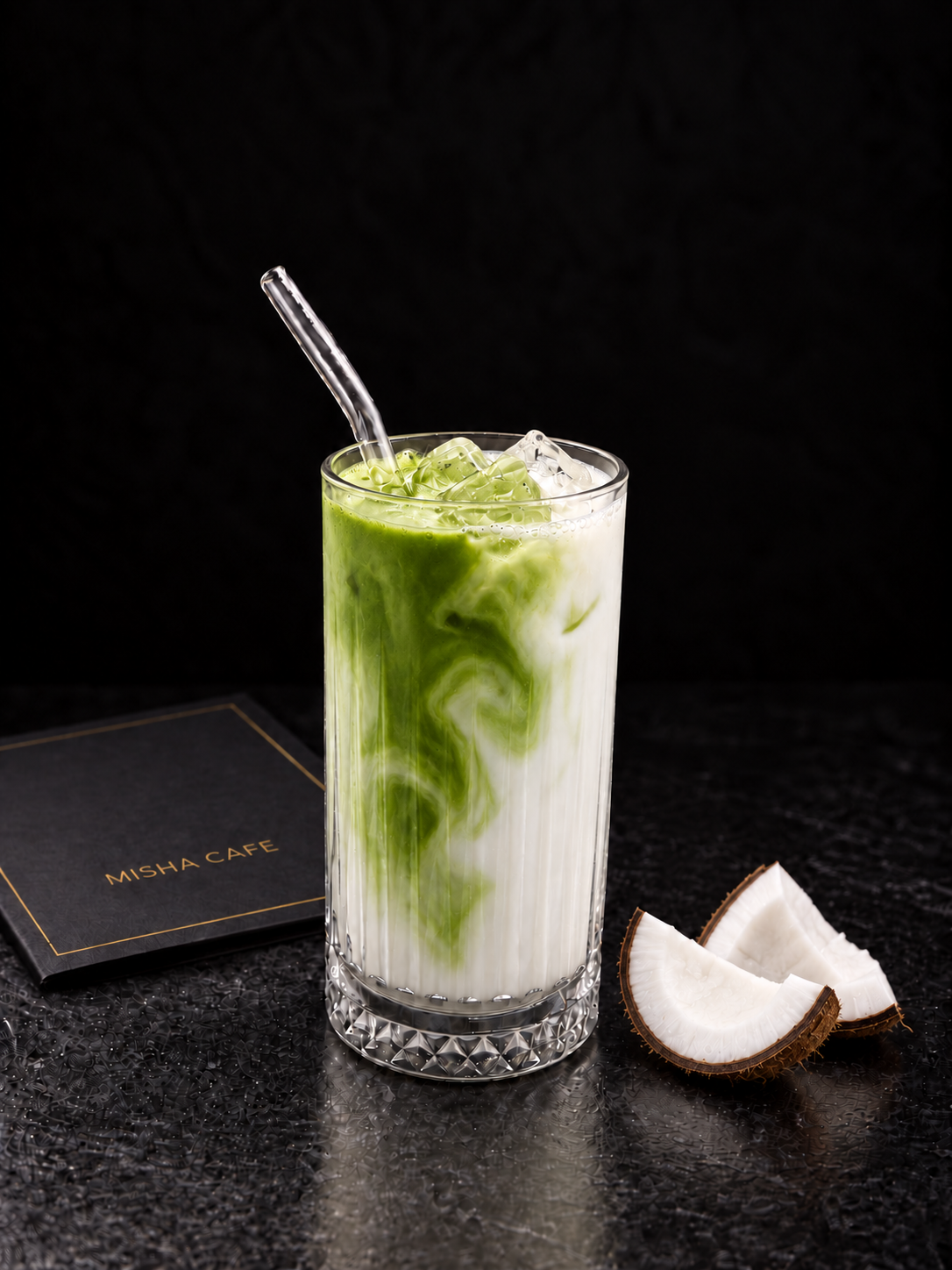 Ice Coconut Matcha Latte