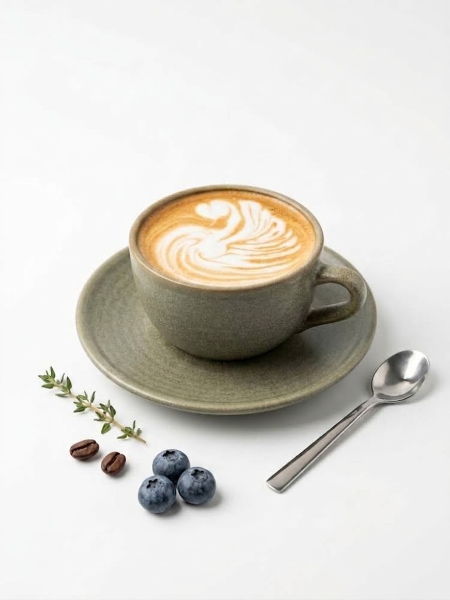 Blueberry Coffee Latte