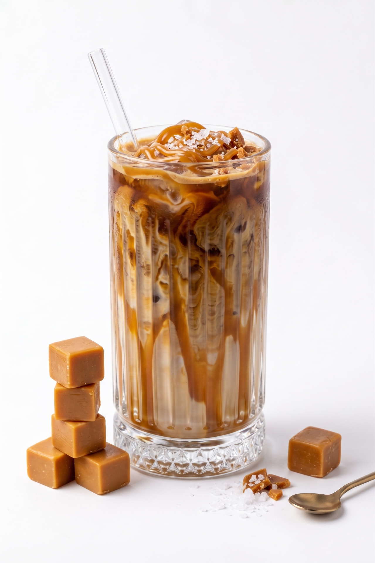 Ice Salted Caramel Coffee Latte